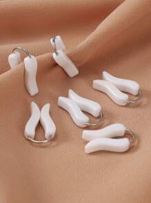 1包6个头巾别针/围巾夹，OPP袋包装 - 彩色 - 查看 10