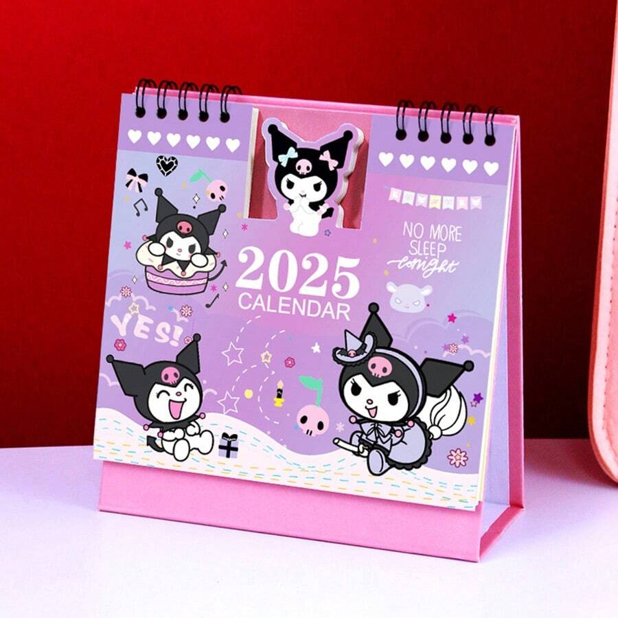 2025 Sanrio Desk Calendar, Featuring Hello Kitty, My Melody