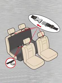 Thảm lót thú cưng chống bám bẩn cho xe hơi mới Thảm lót thú cưng có thể gập lại Đệm ghế sau xe hơi - Một cỡ - Xem 8