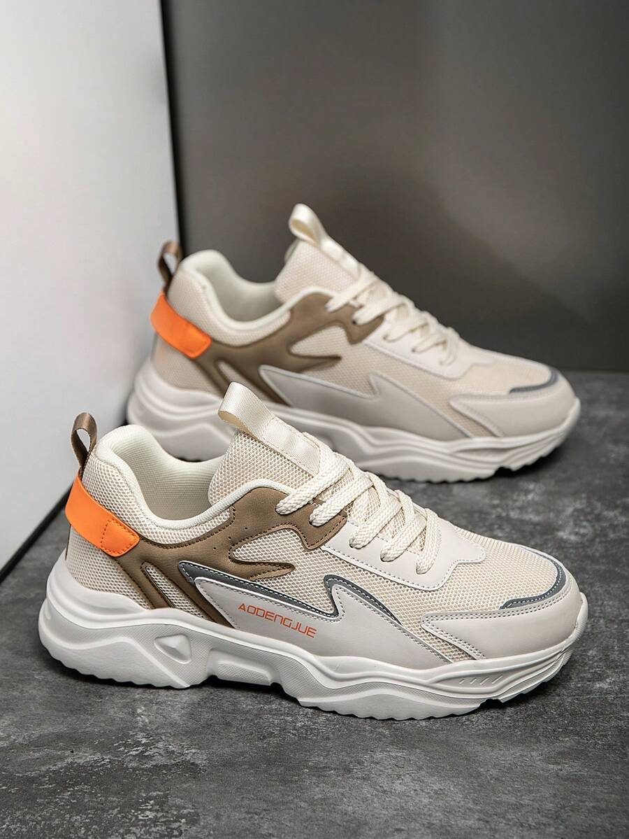 男士休闲高帮厚底运动鞋，学生厚底运动鞋，时尚百搭，秋冬