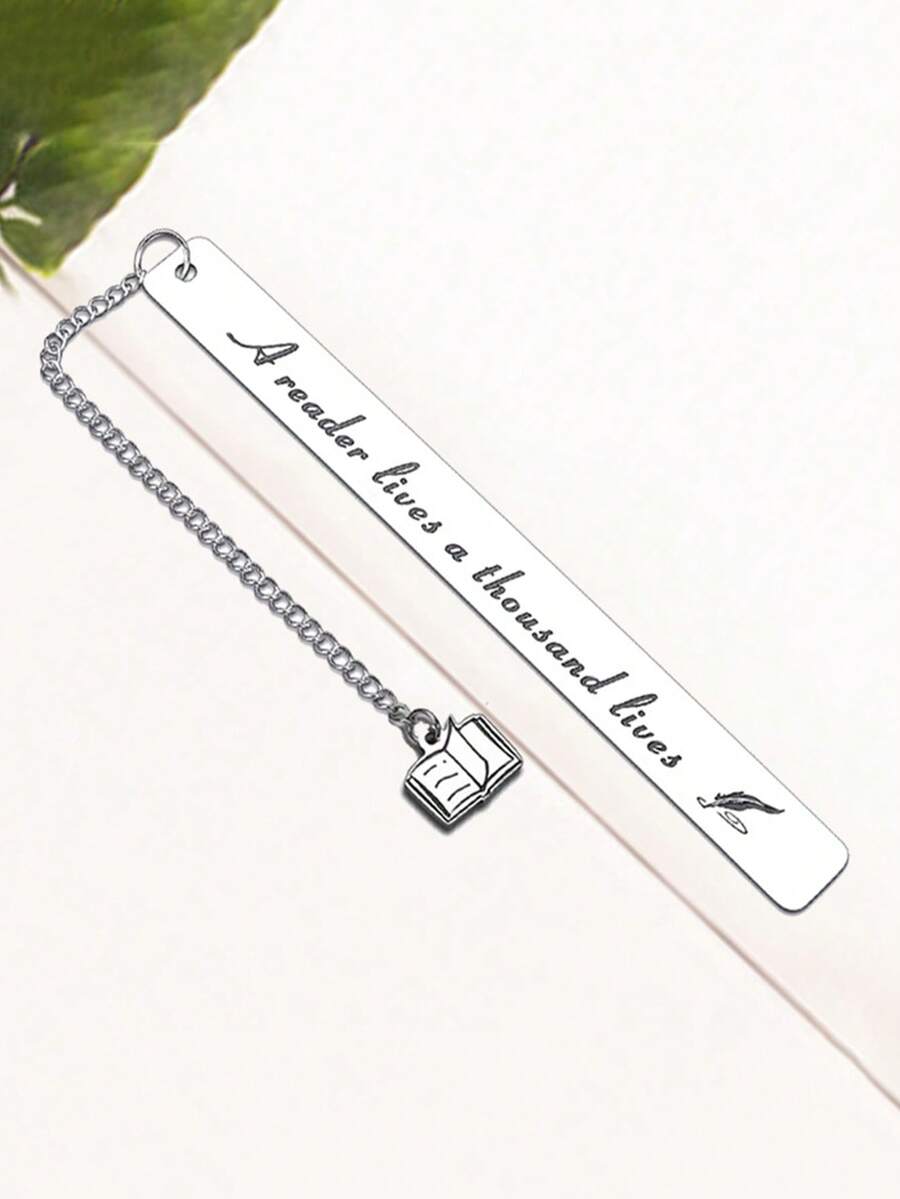 1 chiếc Quà tặng dấu trang cho người yêu sách, Thích hợp cho bé trai bé gái tuổi teen, Quà tặng Giáng sinh cho giáo viên, Dấu trang cho cả nam và nữ, Quà tặng trở lại trường cho người yêu sách, Quà tặng sinh nhật truyền cảm hứng, Quà tặng tốt nghiệp cho thanh thiếu niên - Nhiều màu - Xem 1