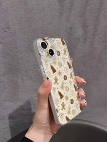 1 个透明防震软手机壳，带棕色圣诞节和圣诞树图案，适用于 Iphone 15/15Plus/15Pro/15ProMax - 彩色 - 查看 4