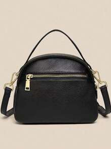 Túi xách và túi đeo vai nhiều ngăn cho nữ - màu đen - Xem 4