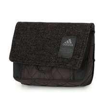 Adidas MH SMALL BAG SE 男女通用单肩包，休闲斜挎包（尺寸约：17*21*5厘米） - 黑色 - 查看 1