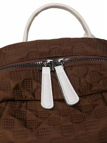 Balo thời trang thiết kế dành cho nữ Oxford Rucksack dành cho nữ Túi lớn Túi du lịch Balo đi học cho học sinh Túi đeo vai - Cà phê nâu - Xem 8
