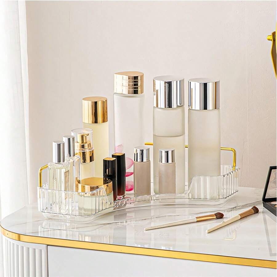 Corner Storage Bathroom Countertop Storage Skincare