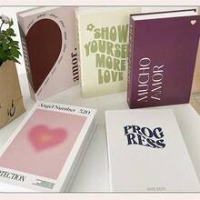 3/2/1pc 简约英文杂志拍照背景直播拍照道具街头风格展示家居装饰 - 彩色 - 查看 6