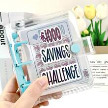 Organizador de ahorro de dinero de 1000 páginas, planificador de presupuesto, mini organizador, libro de ahorro de dinero, libro de presupuestos, libro para ahorrar dinero, organizador para ahorrar dinero, libro de desafíos de ahorro con sobres, libro de desafío de ahorro de dinero, organizador de presupuesto con sobres de efectivo - libreta de ahorros - Ver 6