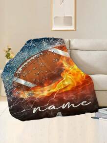 Chăn nỉ in hình bóng đá theo yêu cầu - Cá nhân hóa, mềm mại và ấm áp, thích hợp cho ghế sofa, giường, du lịch, cắm trại, phòng khách và văn phòng - Có thể giặt máy, thoải mái quanh năm. - phong cách 1 - Xem 5