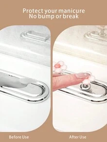 1pc/2pcs Nút bồn cầu hình hoa Nút van xả bồn cầu, Làm móng tay cho phụ nữ, Thiết bị hỗ trợ đa năng hình hoa độc đáo cho bồn cầu, phòng tắm, tủ và tay nắm ngăn kéo có keo dán hai mặt, Nút bồn cầu, Dụng cụ nhấn bồn cầu - Nhiều màu - Xem 9