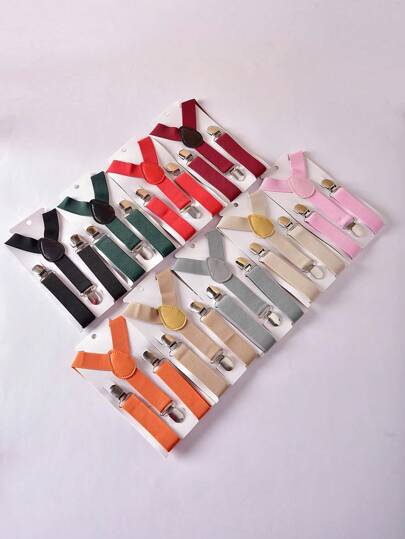 1 件儿童高弹力吊带，Y 型可调节吊带适合日常穿着和节日表演