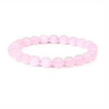 1 件 8 毫米水晶宝石手链，圆形男女通用水晶珠手链，疗愈水晶标本，DIY 装饰，带来好运水晶，珠宝制作或收藏，节日聚会，冥想瑜伽疗愈宝石，最佳节日礼物 - 8mm水晶寶石手串 - 查看 6