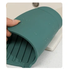1 件装水龙头防溅垫，多功能硅胶水槽排水垫，多种尺寸可选，厨房配件 - 綠色 - 查看 4