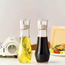 1 buah Botol Minyak Kaca Mini, Botol Minyak Anti Tetes Jepang, Wadah Bumbu Multifungsi untuk Dapur Rumah - MultiWarna - View 1