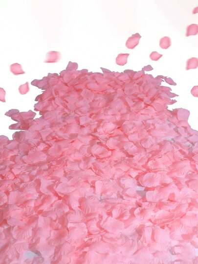 1000 pétalos de rosa rosa, pétalos de rosa para decoración de bodas, fiestas, propuestas, aniversarios, decoración del hogar, decoración de habitaciones, regalos para la novia, cumpleaños, graduaciones, fiestas, decoraciones de despedida de soltera