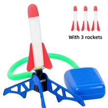 Đồ chơi phóng tên lửa xốp cho trẻ em, phóng tên lửa Sky Rocket chạy bằng bước chân, đồ chơi giải tỏa căng thẳng tương tác cho bé trai và bé gái (Màu tên lửa ngẫu nhiên) - Nhiều màu - Xem 9