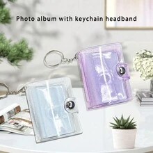 迷你相册钥匙扣，大头照，明星照片收纳，迷你相册 - 彩色 - 查看 11