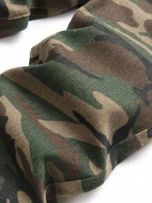 Tween Boy Camouflage Military Training Straight-Leg Casual Jeans - Multicolor - View 4