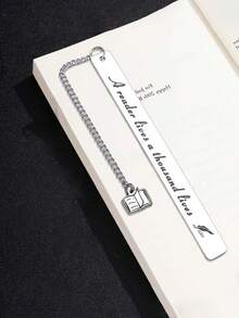 1 chiếc Quà tặng dấu trang cho người yêu sách, Thích hợp cho bé trai bé gái tuổi teen, Quà tặng Giáng sinh cho giáo viên, Dấu trang cho cả nam và nữ, Quà tặng trở lại trường cho người yêu sách, Quà tặng sinh nhật truyền cảm hứng, Quà tặng tốt nghiệp cho thanh thiếu niên - Nhiều màu - Xem 5