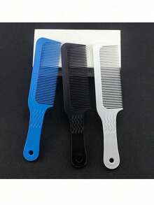 美发师理发防静电平顶梳，适合专业发型师、沙龙美容工具 - 彩色 - 查看 2