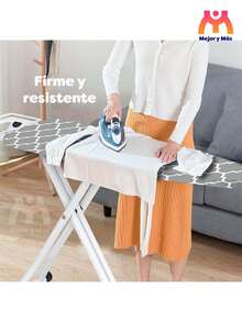 Better and more Funda para burro de planchar, Funda para tabla de planchar, cobertor tabla de planchar, de alta resistencia. Mejor y Más - 125x40 cm - Ver 3