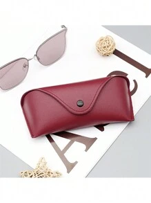 Portable Leather Glasses Case, Durable Soft Sunglasses Pouch Slim Case For Women Unisex Eyeglass Case, Gender Reveal Party, Perfect For Birthdays, Weddings, Parties, The Perfect Gift For Colleagues, Friends, And Family, Back To School