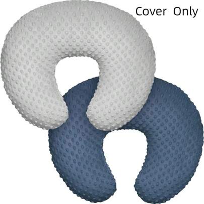 Nursing Pillow Slipcovers, Minky Nursing Pillow Cover Set, Ultra Soft Compatible With Boppy Pillow, Standard Pillow For Baby Boy Girl