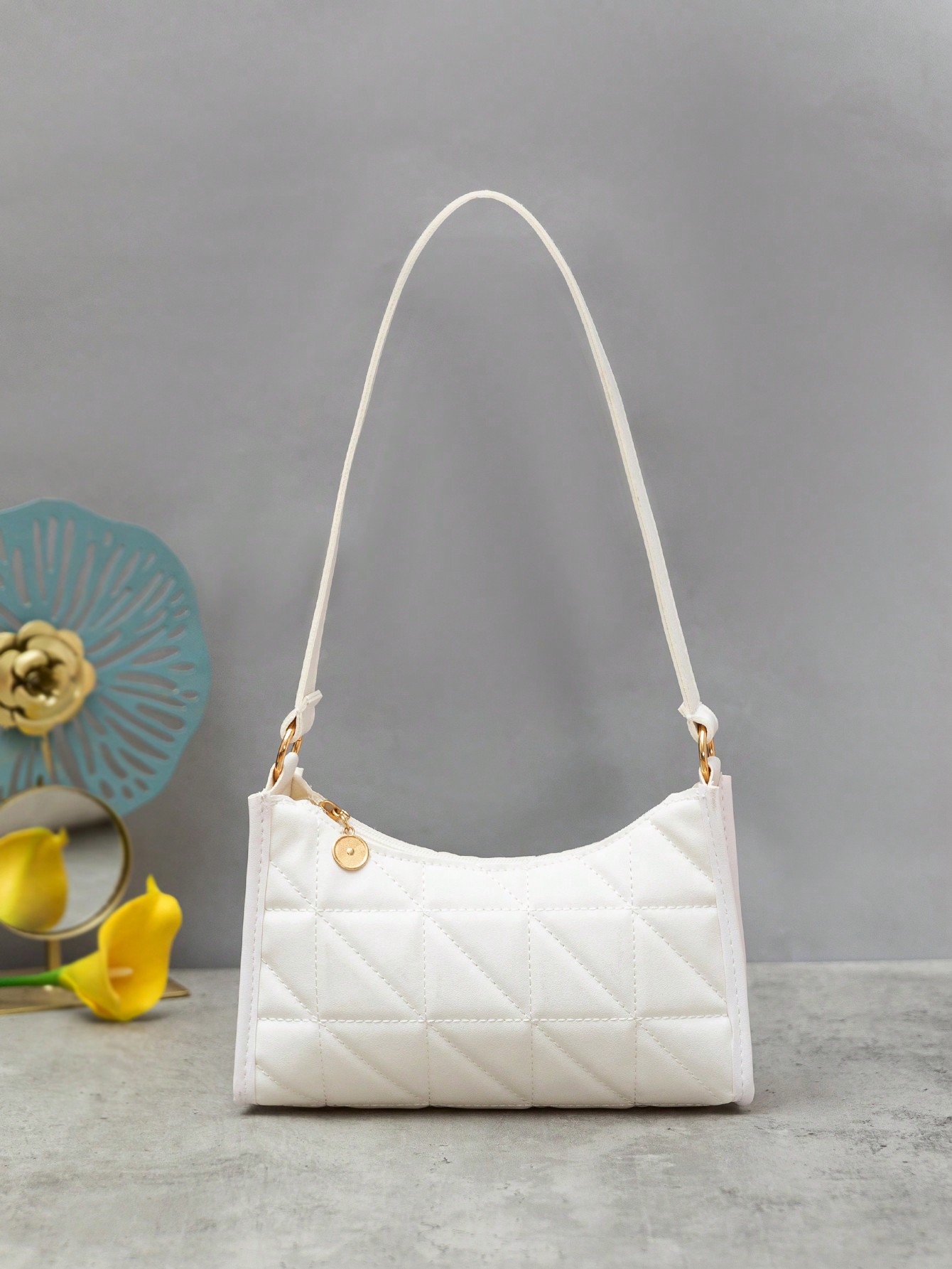 حقيبة كتف مطرزة أنيقة للمرأة، حقيبة عبر الجسم عصري...