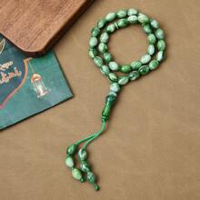 33 件念珠手链，沙特阿拉伯 Tasbih Misbaha 珠宝，用于祈祷和崇拜（仿天然石纹理） - 串珠手鍊 - 查看 22