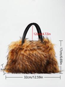 1pc Nova bolsa de pele fofa europeia e americana, bolsa quadrada fofa com grande capacidade, bolsa de pele recém-chegada