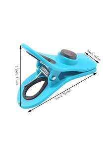 12 件优质食品袋密封夹 - 多功能、防潮、防尘、密封 - 适用于各种塑料袋、零食袋、厨房收纳袋和储物袋，易于使用的厨房配件促销 - 彩色 - 查看 2