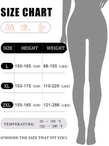 [2 件/套] 印花打底裤，保暖内衬，波尔卡圆点图案，适合分层穿着，秋冬季 - 黑色 - 查看 2