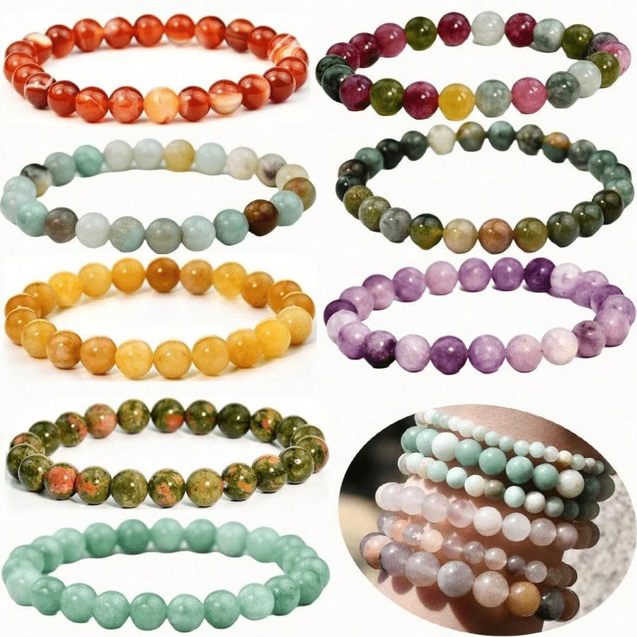 Pulsera De Cuentas De Neón Multicolor Estilo Años 80 | Set De 4 Pulseras De Talla Única Para Fiestas Y Eventos Temáticos