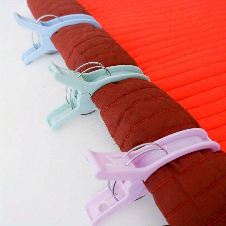 Extra Large Quilting Clamps 6 Plastic Clips For Sewing, Binding, And