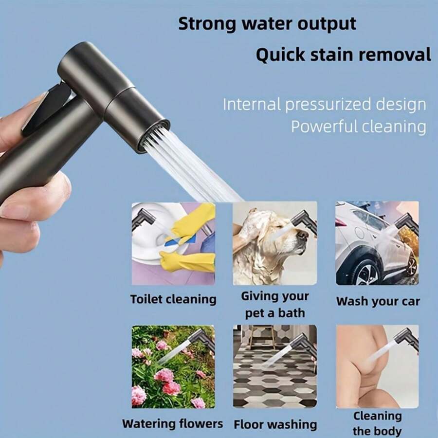 Bathroom Handheld Bidet Faucet Sprayer Bidet Set Spray Gun Toilet
