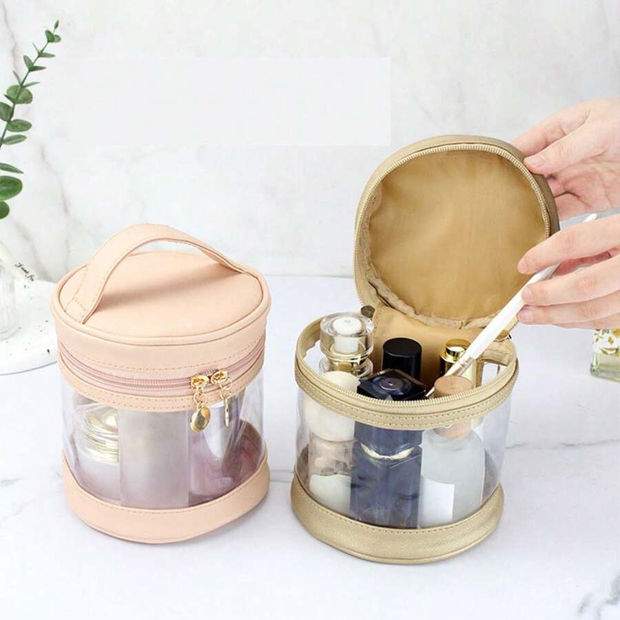 1pc New HighQuality PVC Cosmetic Bag, Large Capacity Storage Bag