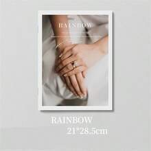 3/2/1pc 简约英文杂志拍照背景直播拍照道具街头风格展示家居装饰 - 彩色 - 查看 12