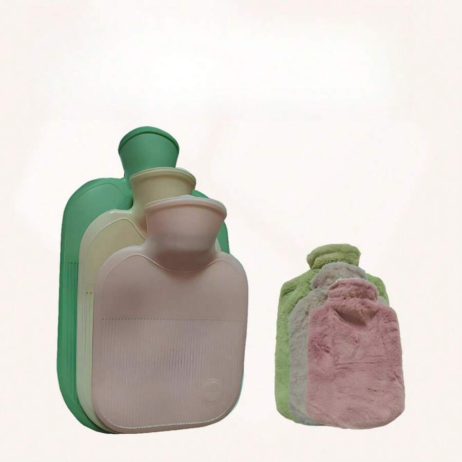 New Warm Water Bag, PVC FillWater Hot Water Bottle For Warming Belly