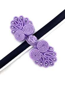 5 件缝纫用品手工编织 7 颗珍珠旗袍/大衣纽扣，服装装饰纽扣 - 彩色 - 查看 3