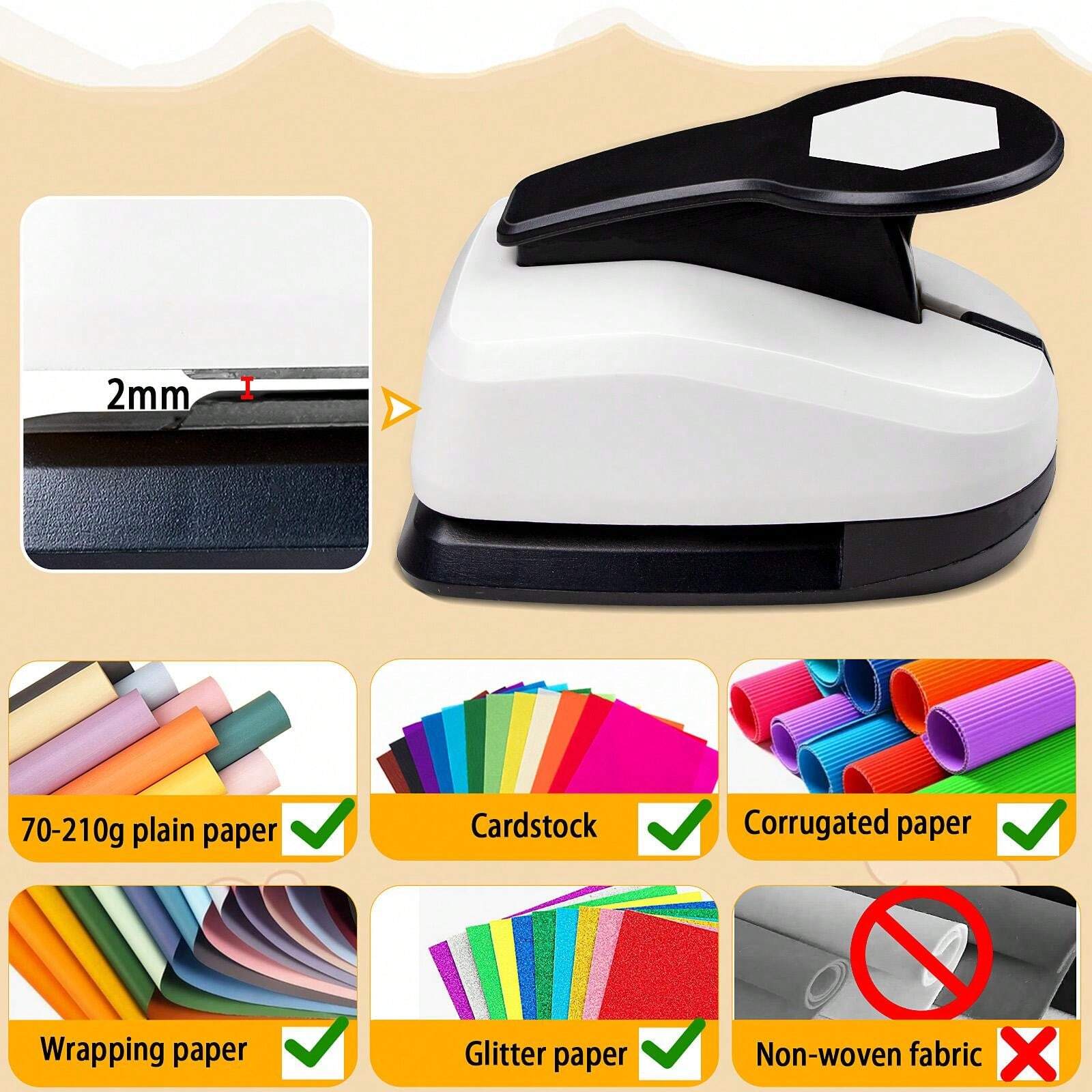 Punch 2 Inch 2 Inches 50mm Paper Hole Punches Punchers For Paper Craft Tool Daily ...