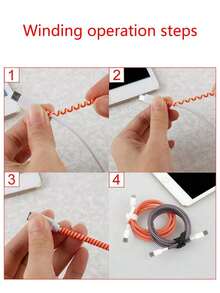 5 件/套玫瑰/蝴蝶设计彩色充电适配器头保护器、电缆卷绕整理器、适合 1.5 米充电和数据线、兼容 iPhone 12/13/14 和 20w 快速充电适配器、数据线支架、防断卷绕器、TPU 充电头保护套 - 彩色 - 查看 7