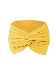 1/6 Confezioni di fasce per capelli turbante per donna, fasce vintage larghe annodate, accessori carini per capelli, fasce per capelli autunno inverno, accessori per capelli per donna, per outfit da vacanza, donna elegante, sciarpa donna, bandana morbida