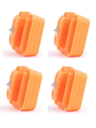 2/3/4 件 A4/A5 尺寸裁纸刀片替换装 - 锋利替换刀片，带自动锁定和保护设计，带来顺畅的裁切体验 - 易于安装且持久耐用，适用于裁纸刀剑头 DIY 工艺用品