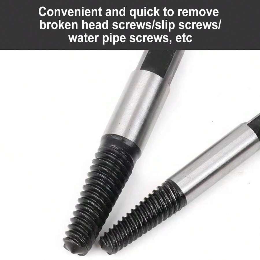 6pcs/Set Thread Extractor Tool Kit, Hand Tap Disassembler, Reverse