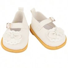 MSYO 1pair 18 Inch Doll Shoes, Cute Baby Doll Shoes, Summer Bowknot Doll Flat Shoes 7.5cm (Doll Not Included) - Multicolor - View 16