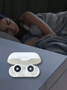 5-Pointed Star Silicone Waterproof Ear Plugs, Strong Noise Isolation Earplugs For Swimming, Studying, Office Use - White - View 4