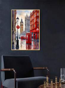 1 件钻石画套件，30*40 厘米全钻钻石刺绣工艺品 DIY - 彩色 - 查看 4