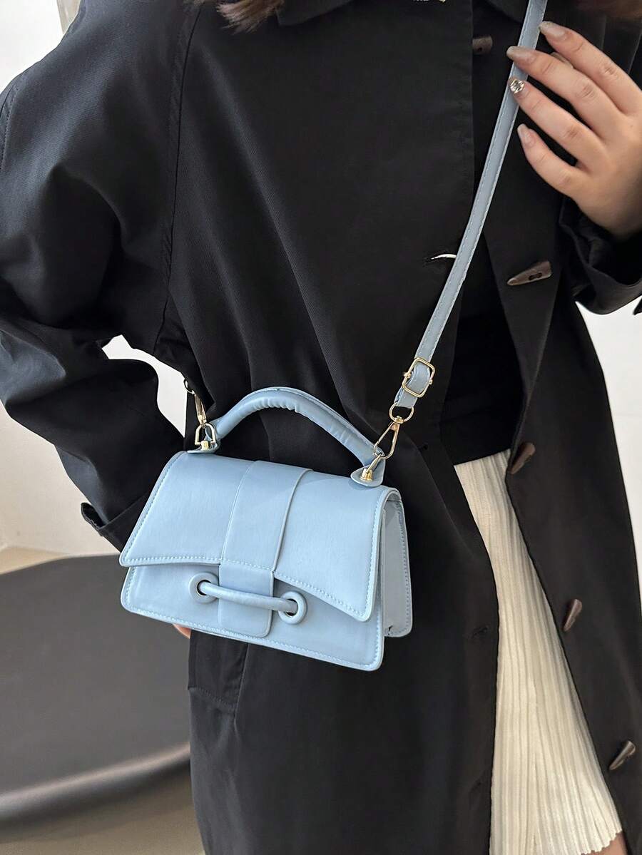 1pc Fashionable Casual Single Compartment Drawstring Bag With