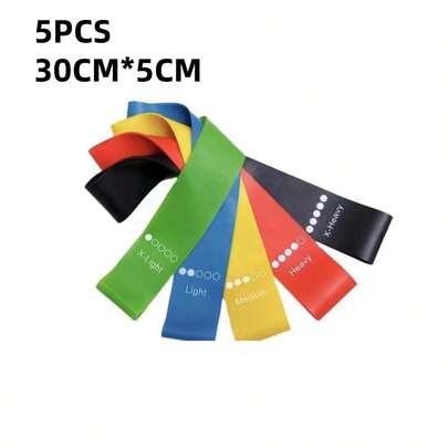 Resistance Bands For Home Gym Fitness, Yoga, Pilates, Stretching, Cross-Training, Workout Equipment