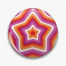 44mm 1.7inch Pins Broach DIY Buttons Snap-In Craft - Red - View 1